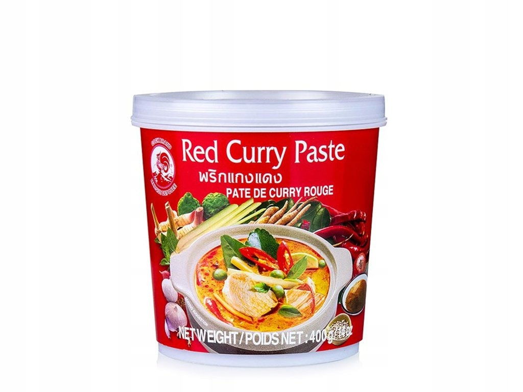 Pasta Curry Czerwona 400G Cock