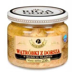 Wątróbki Dorszowe Riga Gold 250 g