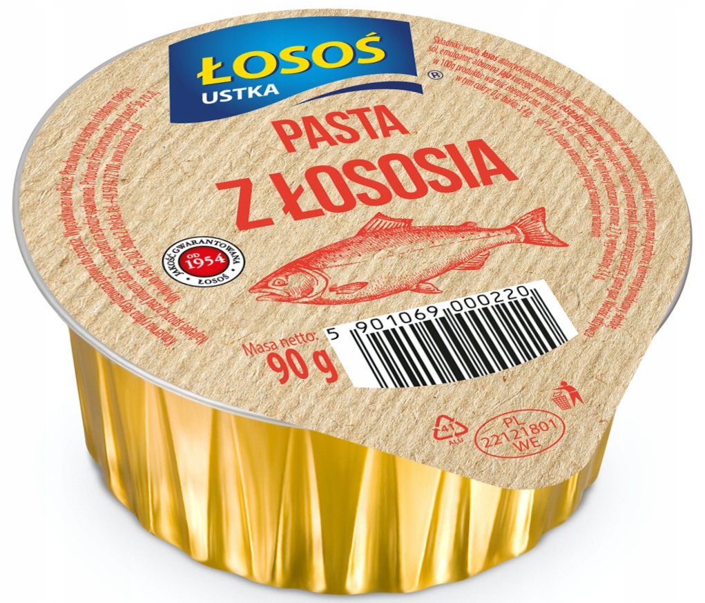 Pasta Z Łososia 90 G Łosoś Ustka