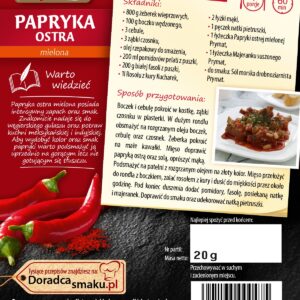 Prymat Papryka Ostra 20g