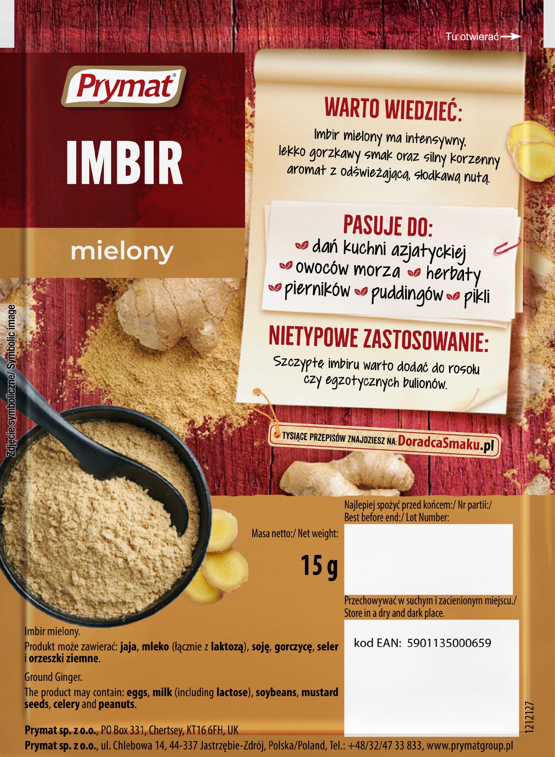 Imbir Mielony 15G Prymat