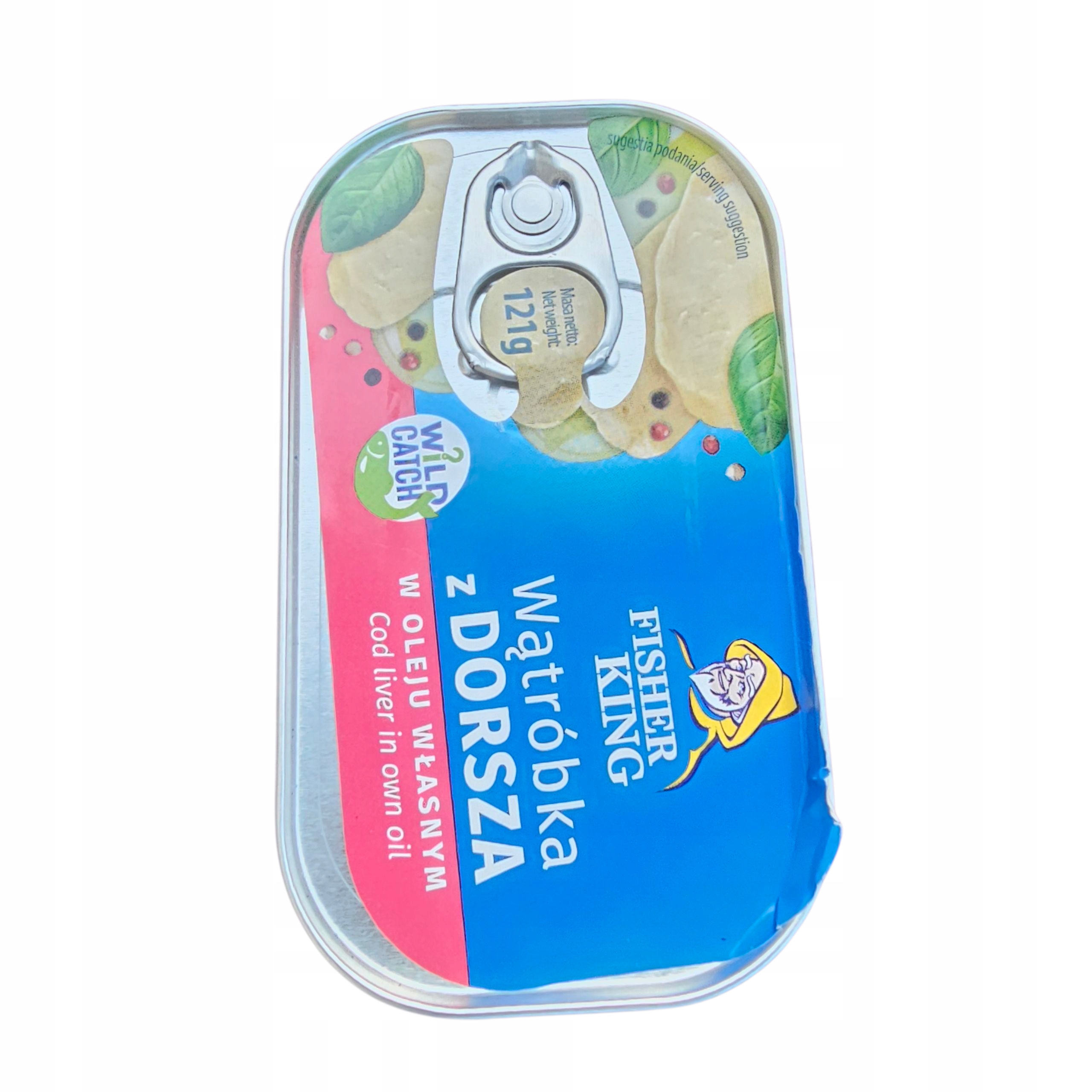 Wątróbka Z Dorsza W Oleju Własnym Fisherking 0,14 Kg