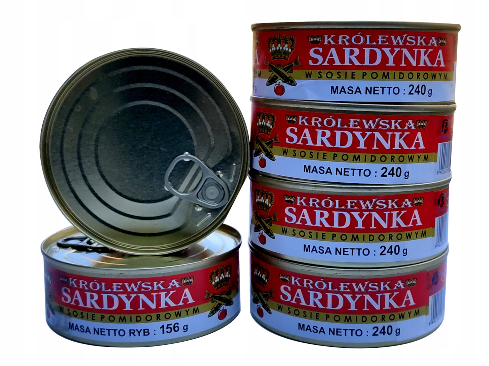 Petropat Królewska Sardynka W Sosie Pomidorowym 240G