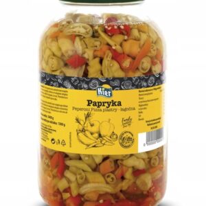 Papryka Peperoni Łagodna – Pizza Plastry (słój) 3720ml 3400g / 1300g