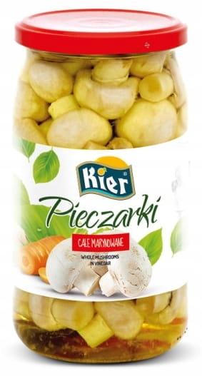 Pieczarki Całe Marynowane 900Ml 850G/500G