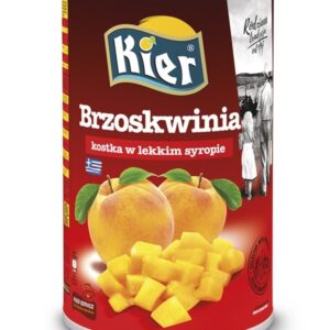 Brzoskwinie Kostka Regularna w Lekkim Syropie 4100g