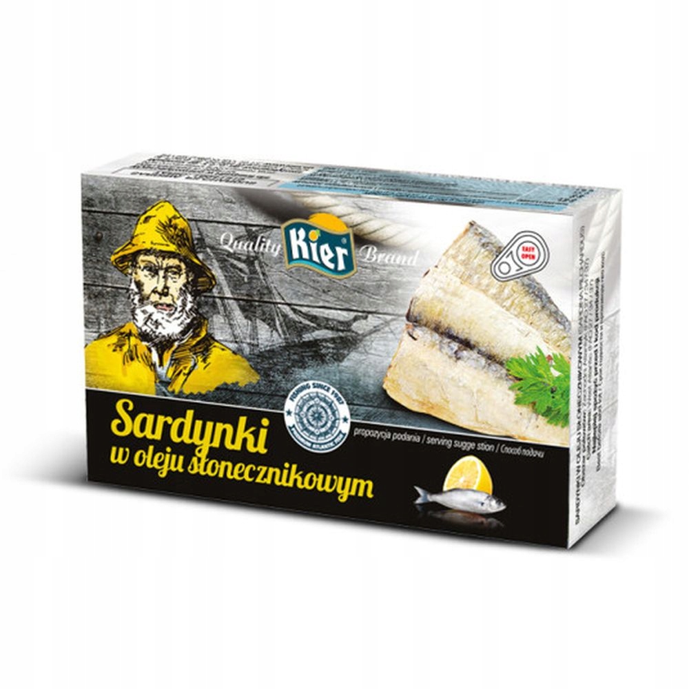 Sardynki W Oleju Roslinnym 120G