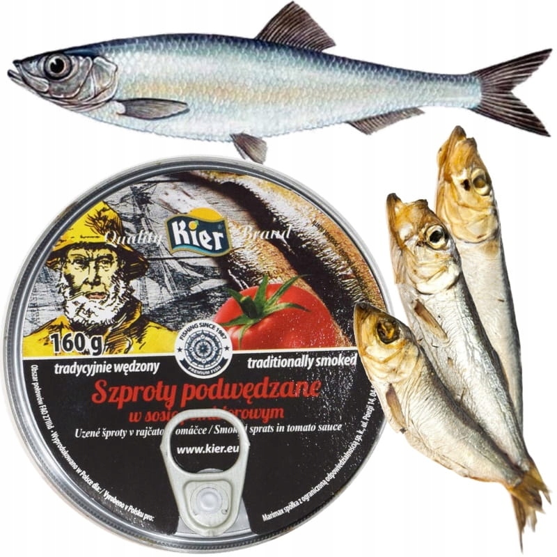Szprot Podwędzany W Sosie Pomidorowym (Tradycyjnie Wędzony) 160G