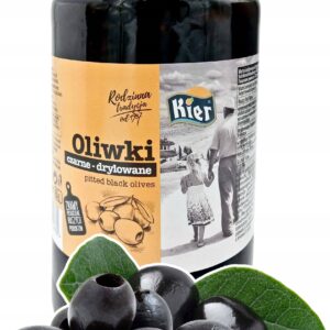 Oliwki Czarne Drylowane 935ml 920g / 450g