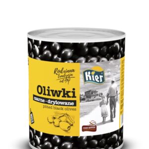 Duża Puszka Oliwki Czarne Drylowane 3100ml 3000g / 1550g