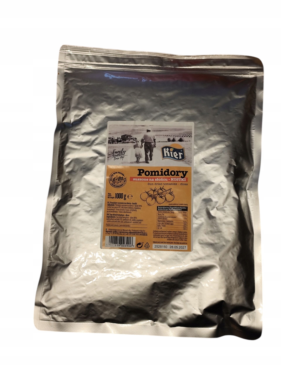 Pomidory Suszone Kostka Worek 1000 G