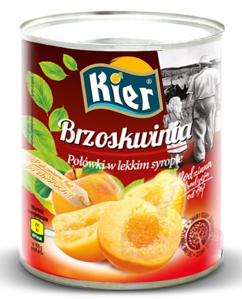 Brzoskwinia Połówki W Syropie 820G/ 480G