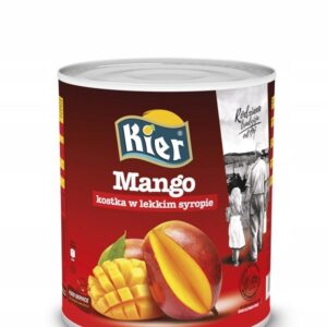 Duża Puszka Mango Kostka w Lekkim Syropie 3000g