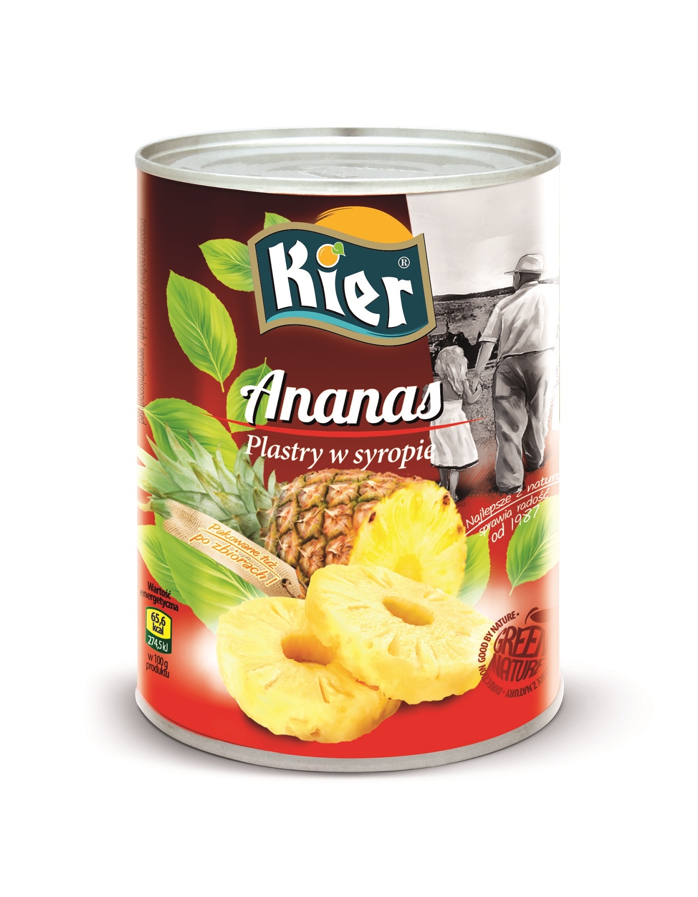 Ananas Plaster W Syropie 565G/ 340G