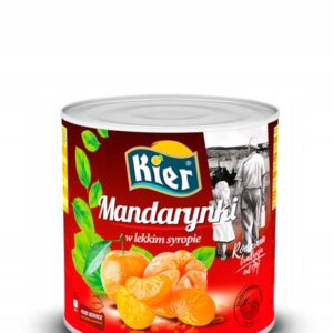 Duża Puszka Mandarynka Segmenty w Syropie 2650g / 1500g