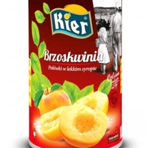 Wielka Puszka Brzoskwinie Połówki w Syropie Kier 4100g / 2400g