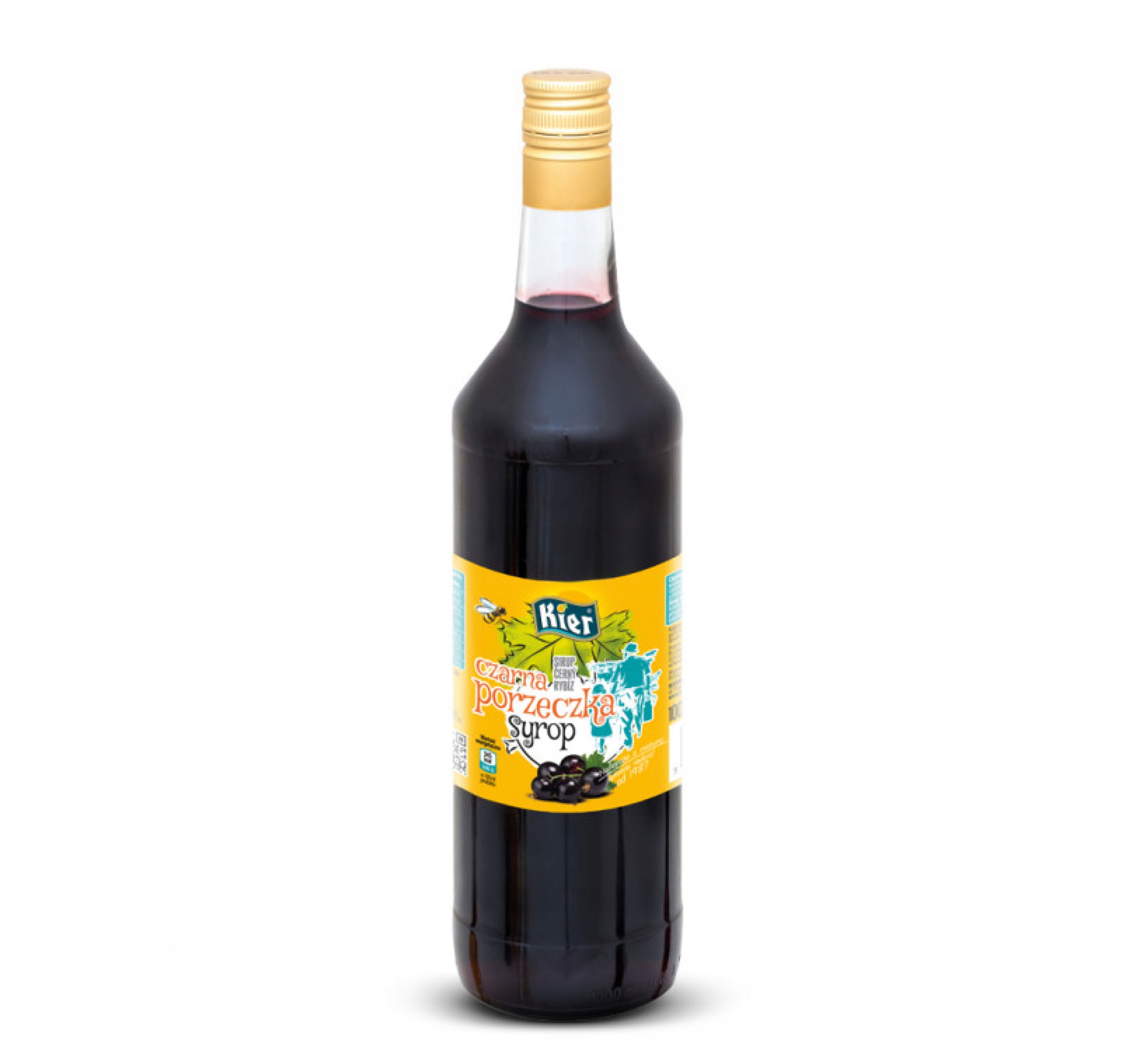Czarna Porzeczka - Syrop Owocowy 1L