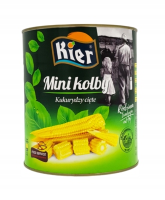 Cięte Mini Kolby Kukurydzy 2950G/ 1500G