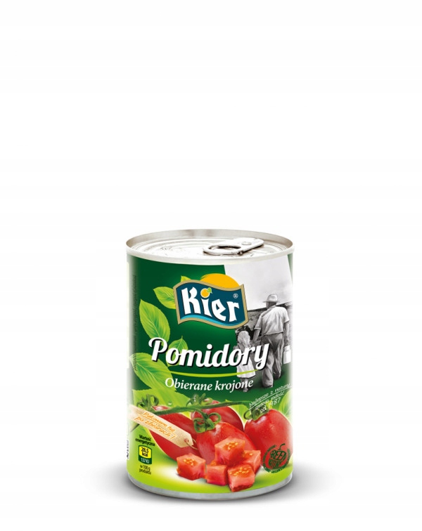 Pomidory Obierane Krojone, Eo 400G/240G