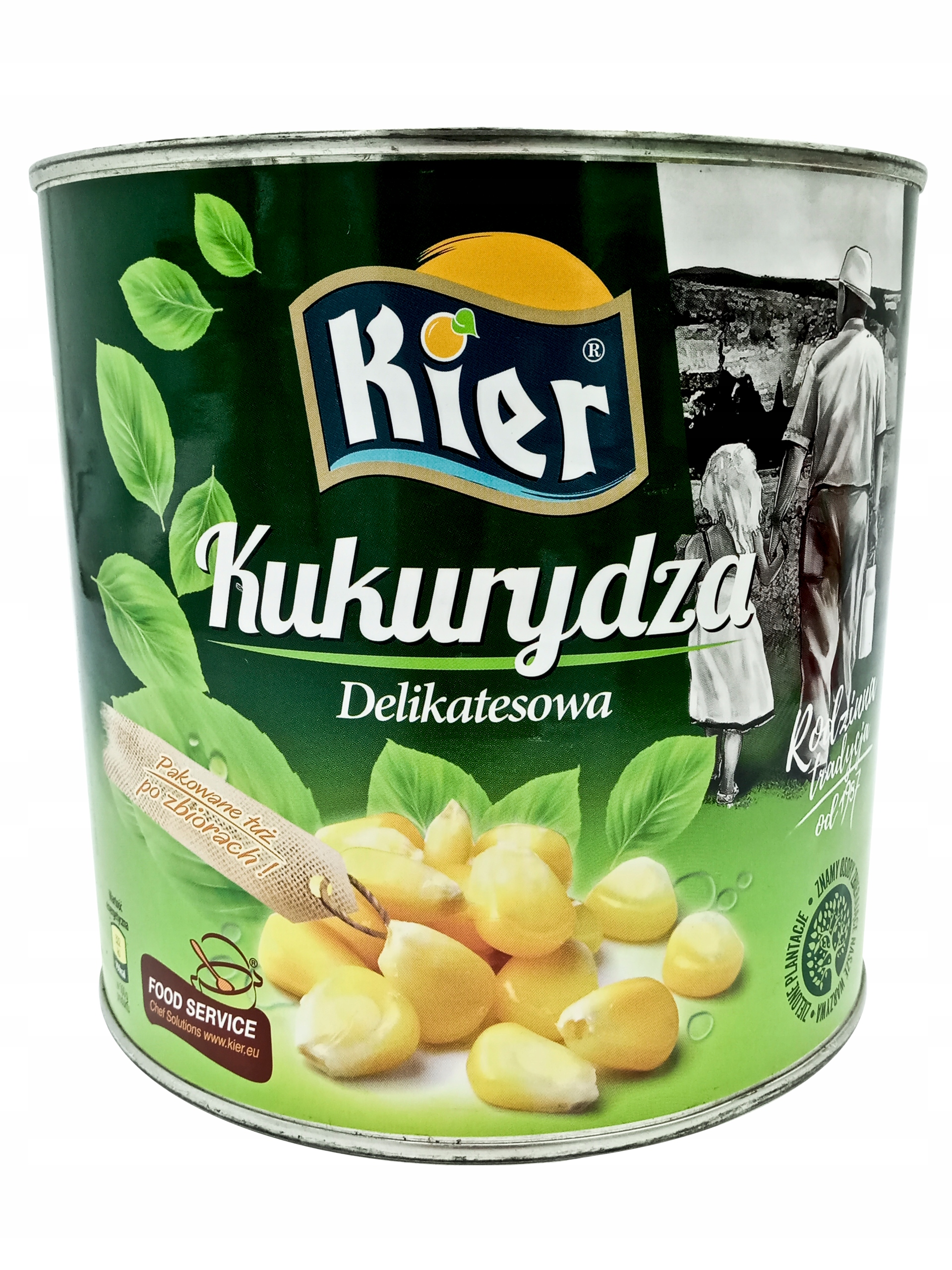 Duża Puszka Kukurydza Delikatesowa Naturalnie Super Słodka 2500G/1775G