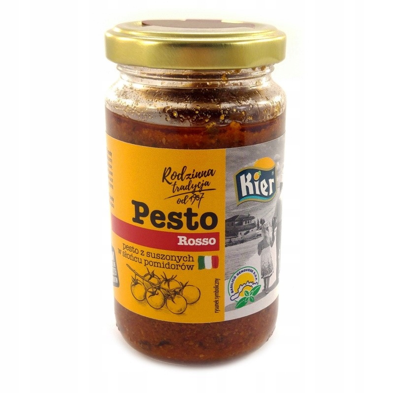 Pesto Rosso Z Suszonych Na Słońcu Pomidorów 500G