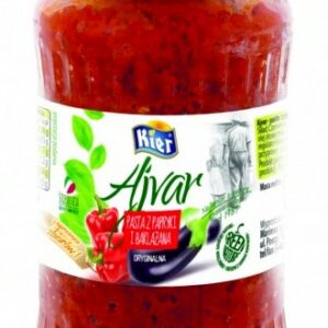 Oryginalny Ajvar Pasta z Papryki i Bakłażana 700g