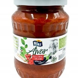 Oryginalny Ajvar Pasta z Papryki i Bakłażana 700g