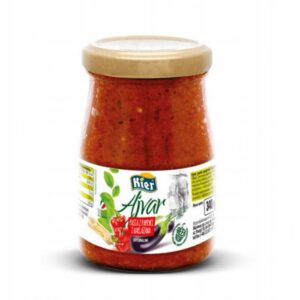Oryginalny Ajvar Pasta z Papryki i Bakłażana 370ml