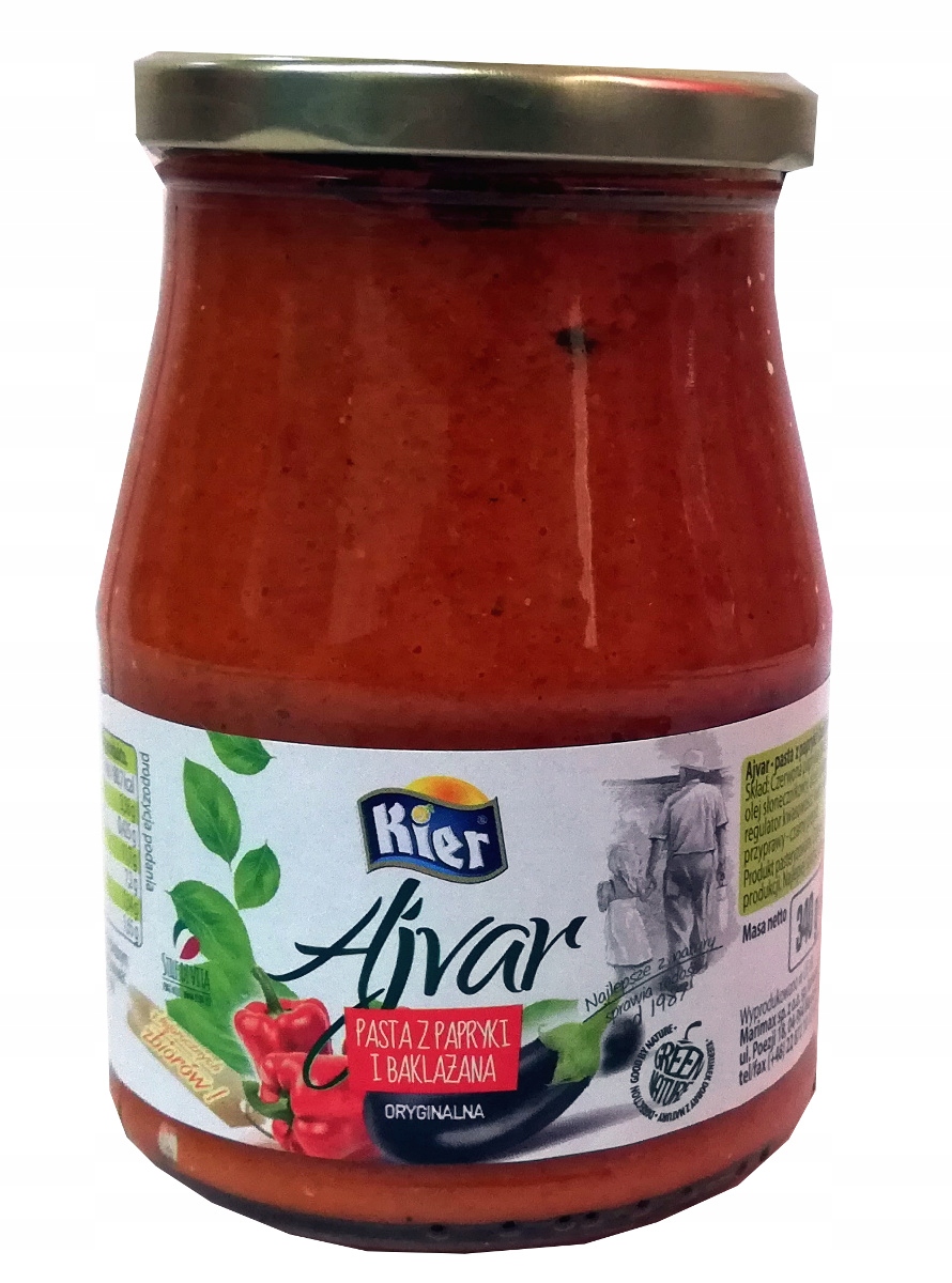 Oryginalny Ajvar Pasta Z Papryki I Bakłażana 370Ml