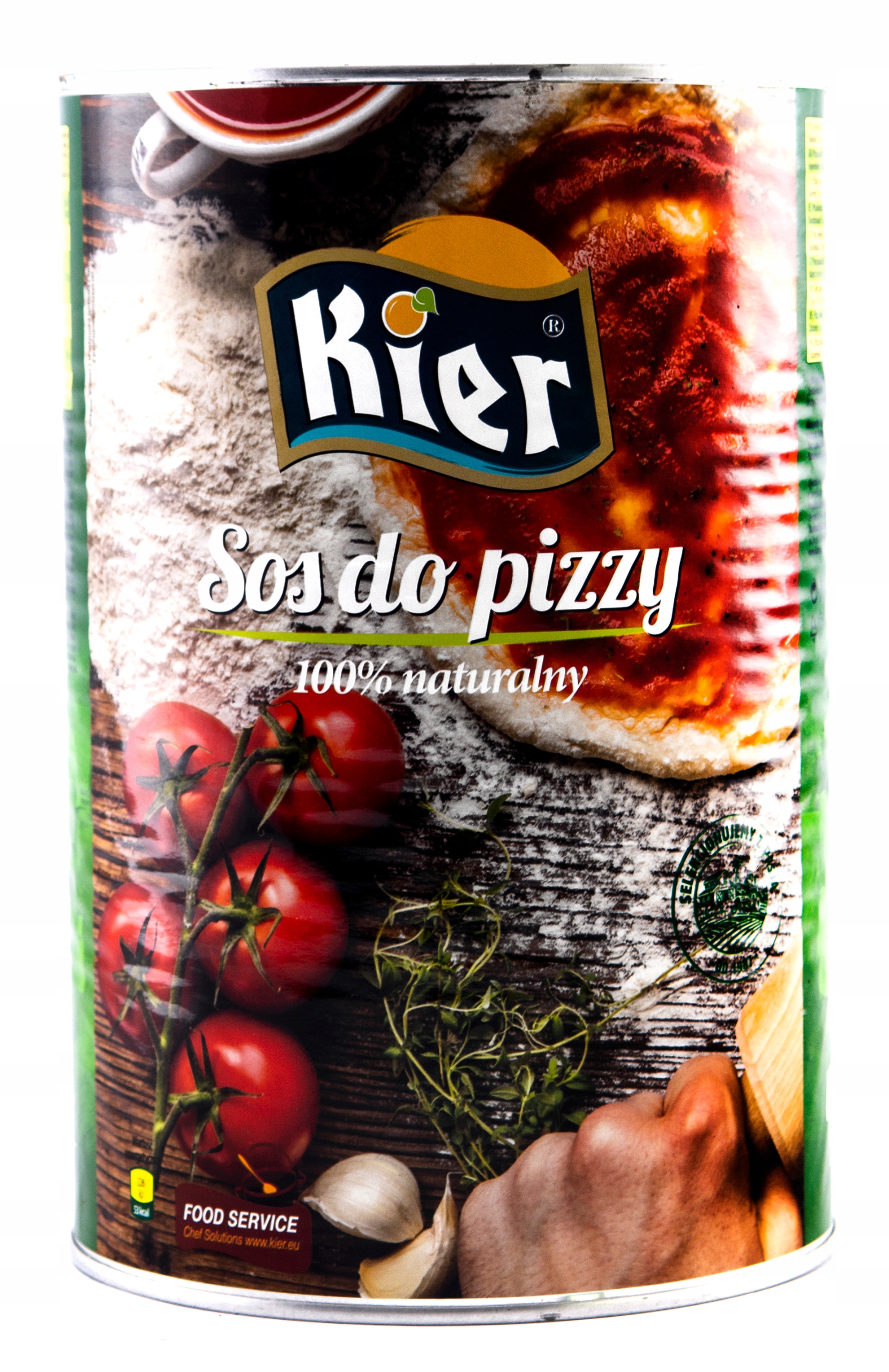 Duża Puszka Sos Do Pizzy 100% Naturalny 12/14 Brix 4200G