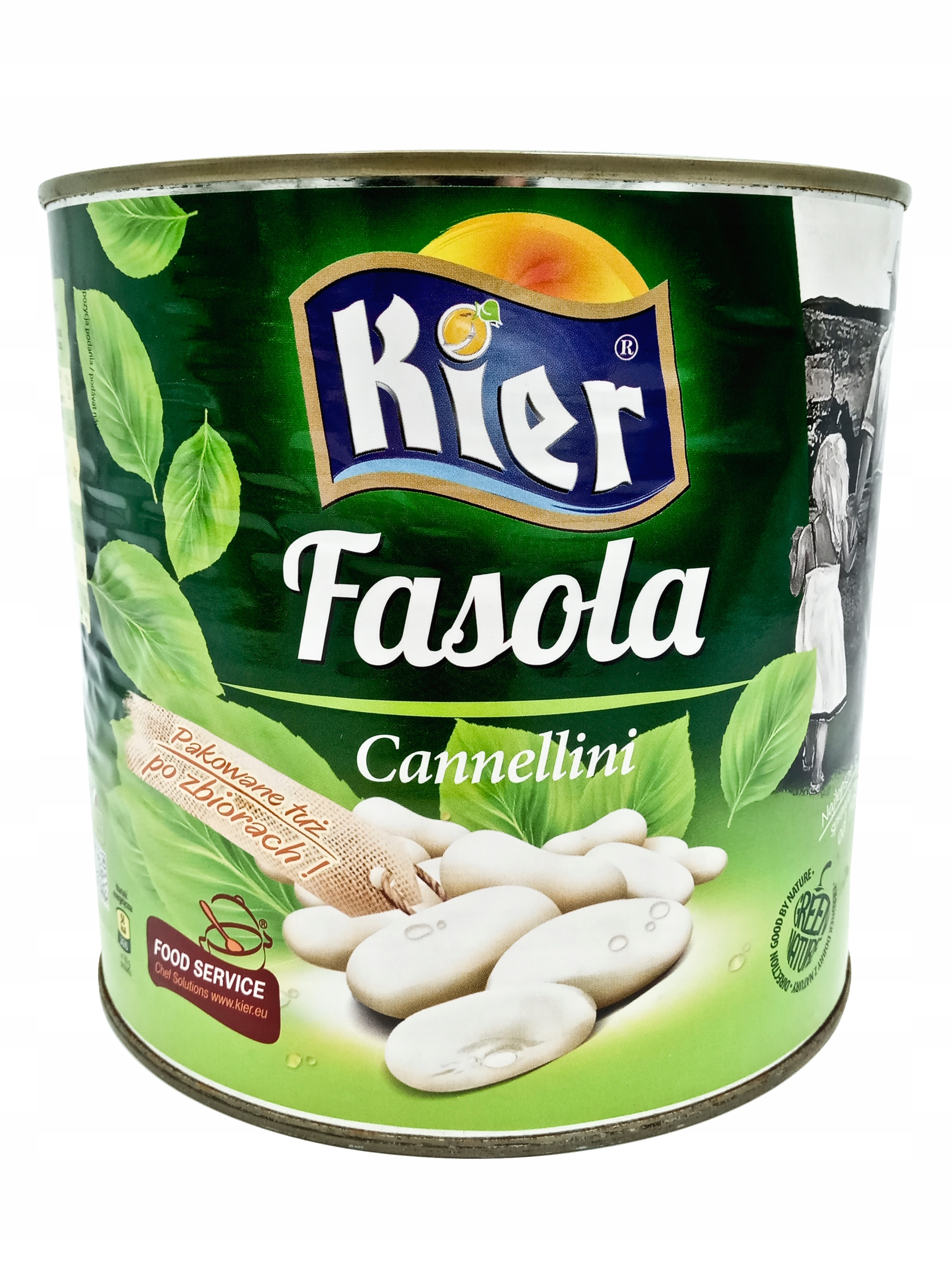 Duża Puszka Fasola Biała Cannellini 2500G/1500G