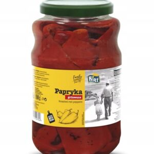 Papryka Grilowana Czerwona Obierana (słój) 2500g / 1500g