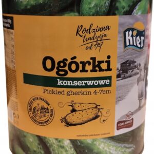 Kier Duża Puszka Ogórki Konserwowe 4-7cm Puszka 3000g / 1600g