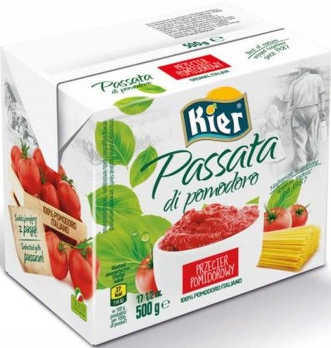 Passata - Oryginalny Włoski Sos Pomidorowy 500G