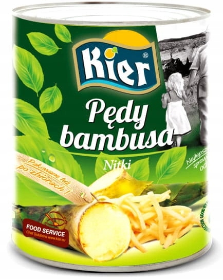Duża Puszka Pędy Bambusa - Nitki 2950G/1800G