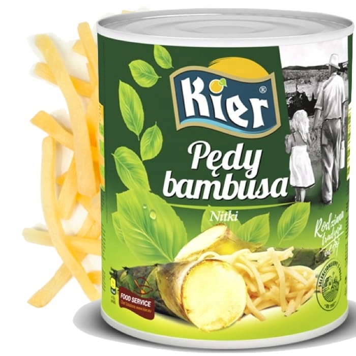 Duża Puszka Pędy Bambusa - Nitki 2950G/1800G