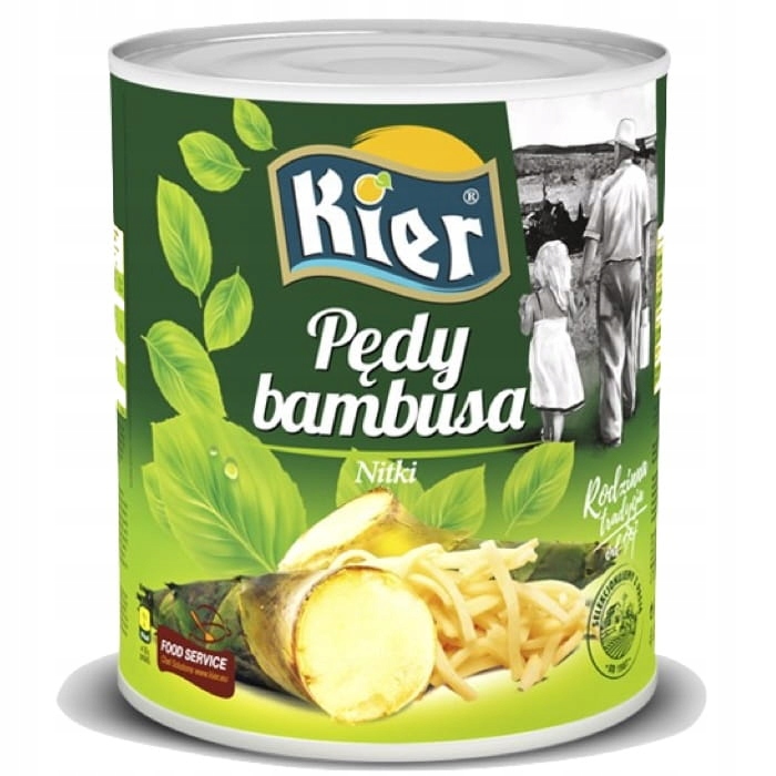 Duża Puszka Pędy Bambusa - Nitki 2950G/1800G