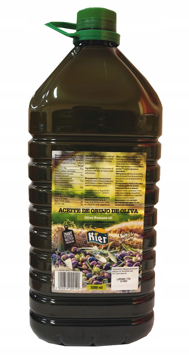 Oliwa Pomace Hiszpańska Kier Pet 5L