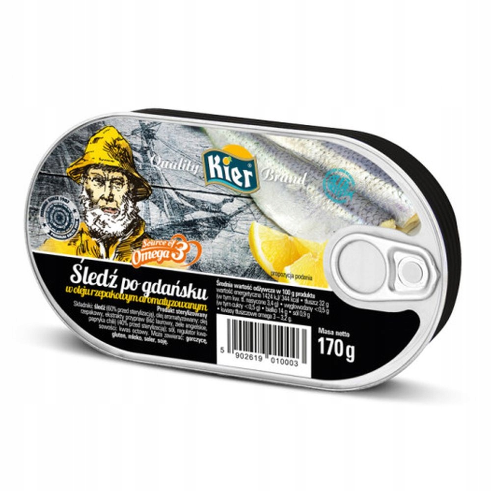 Śledź Po Gdańsku W Oleju 170G