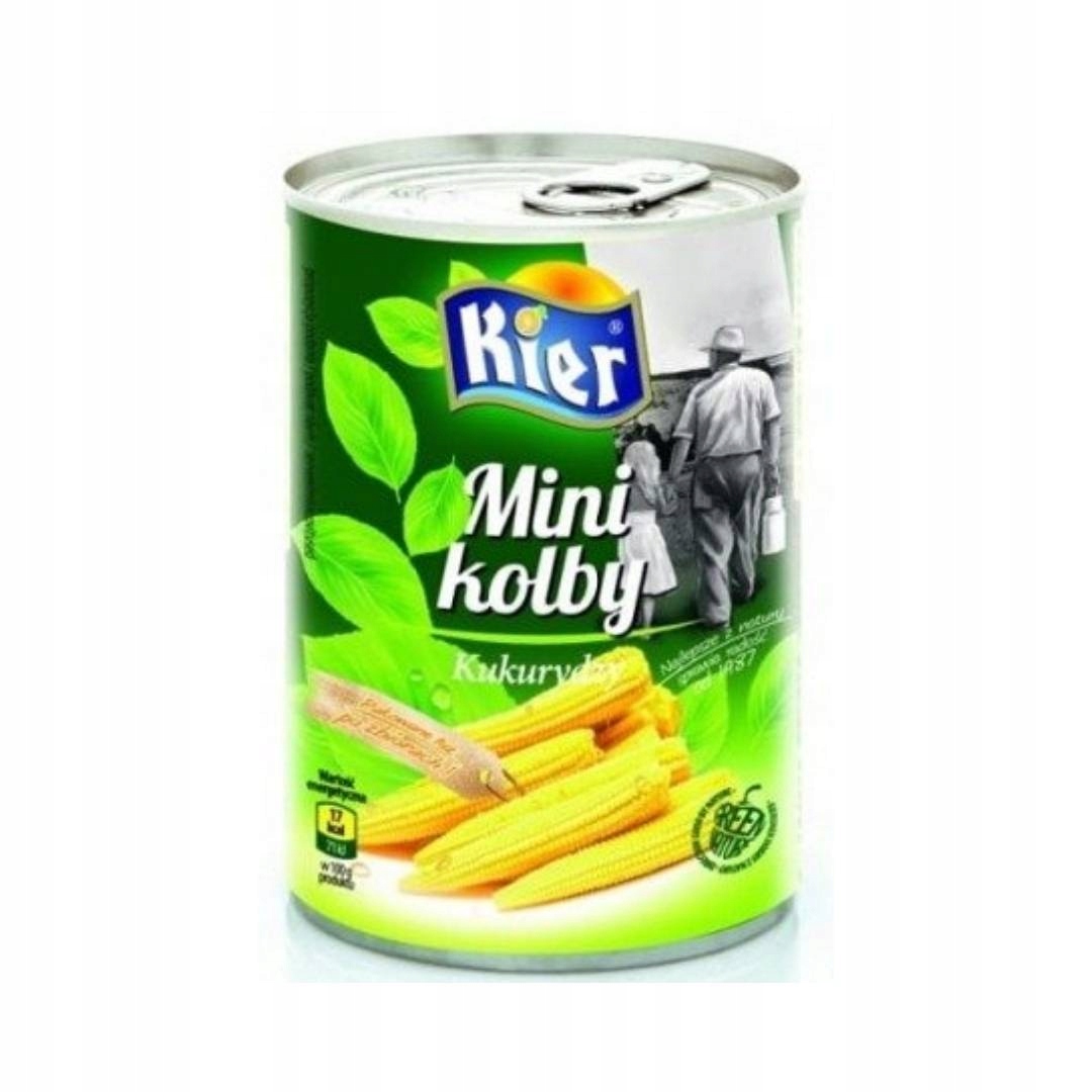 Duża Puszka Mini Kolby Kukurydzy 2950G/1500G