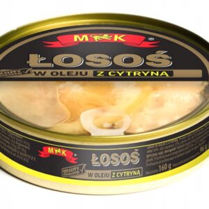 Mk Łosoś w Oleju z Cytryną 160g