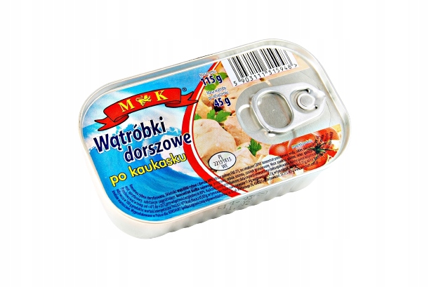 Mk Wątróbki Dorszowe Po Kaukasku 115 G