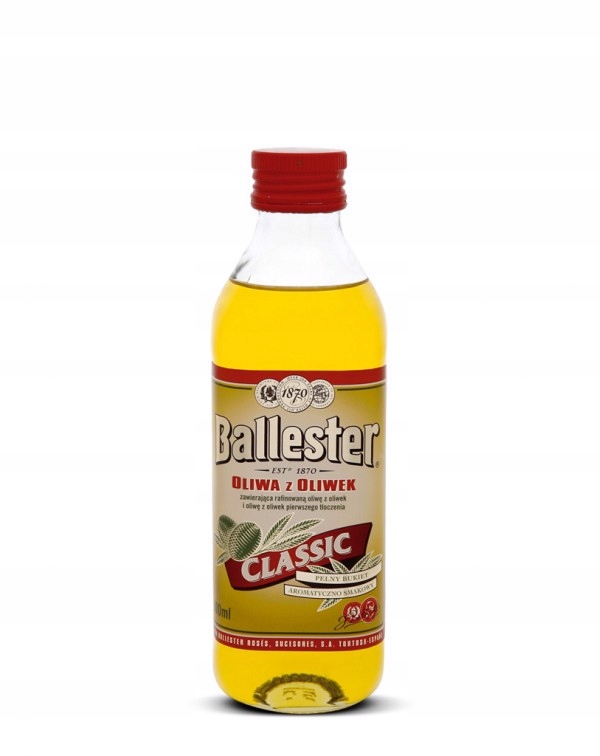 Oliwa Classic Orginalny Ballester Z Hiszpnii O Delikatnym Smaku 0,5 L